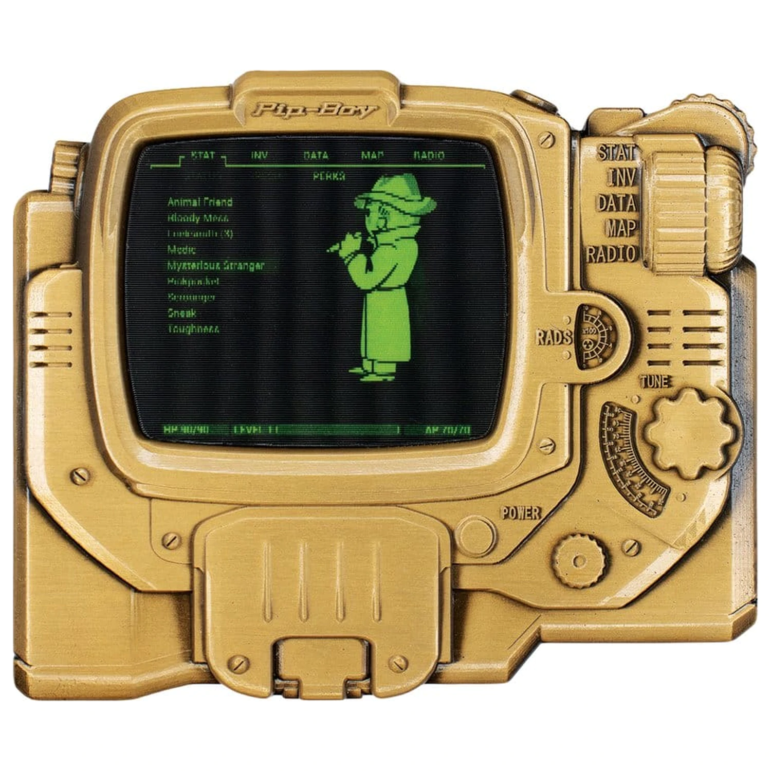 Fallout Ingot Pip-Boy Omejena izdaja lentikularna Mysterious Stranger varianta fotografija izdelka
