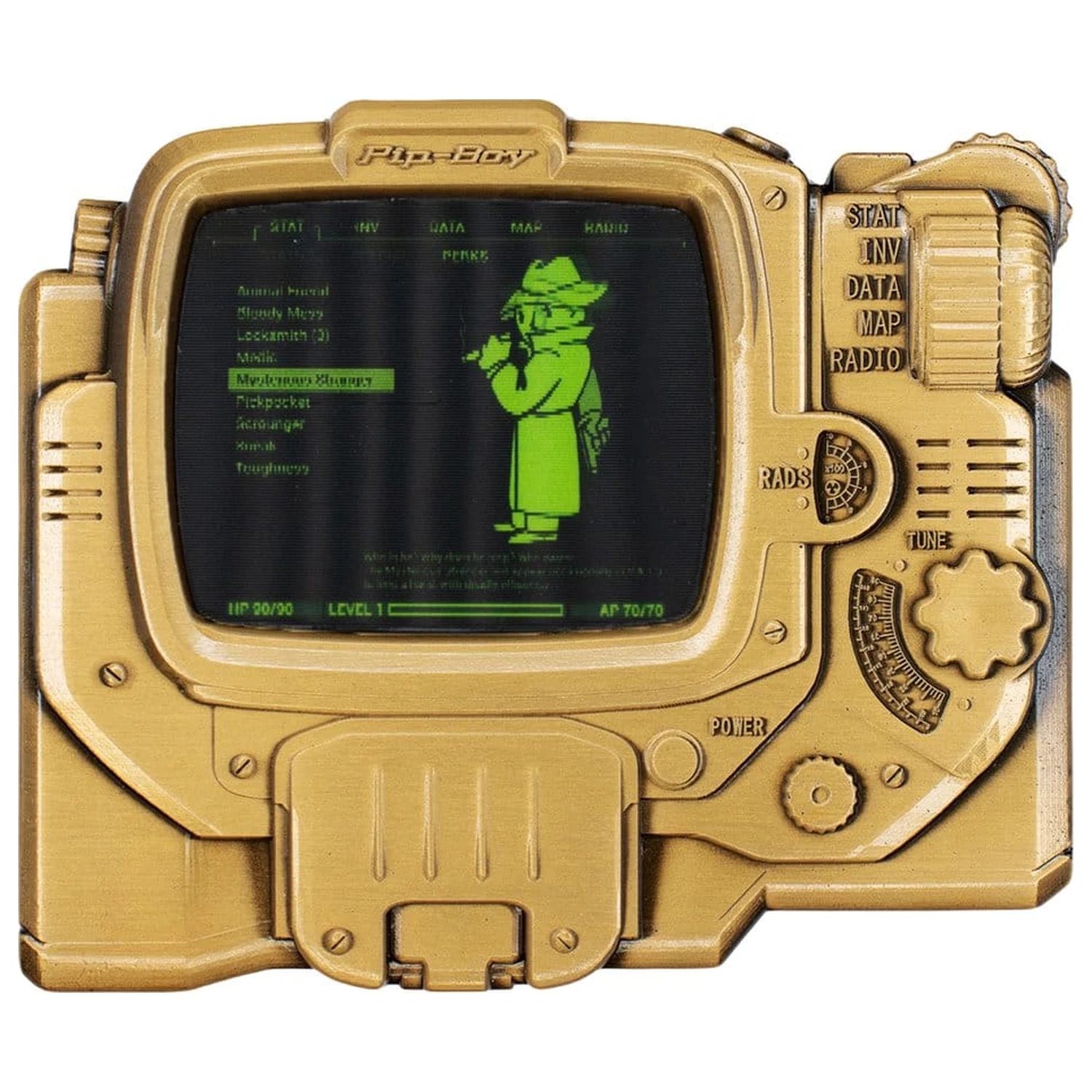 Fallout Ingot Pip-Boy Omejena izdaja lentikularna Mysterious Stranger varianta fotografija izdelka