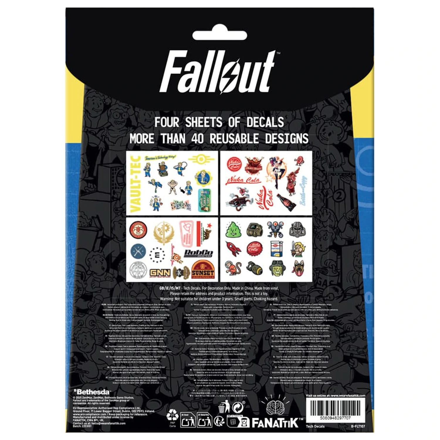Fallout paket tehnoloških nalepk fotografija izdelka