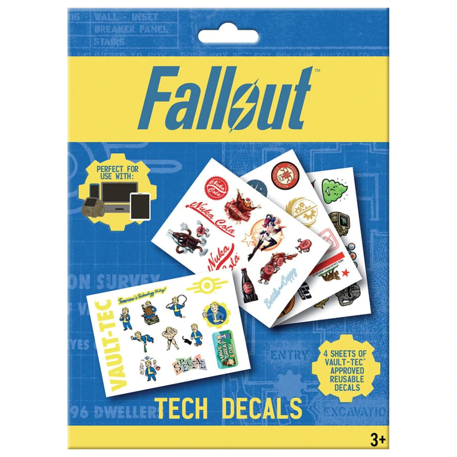 Fallout paket tehnoloških nalepk fotografija izdelka