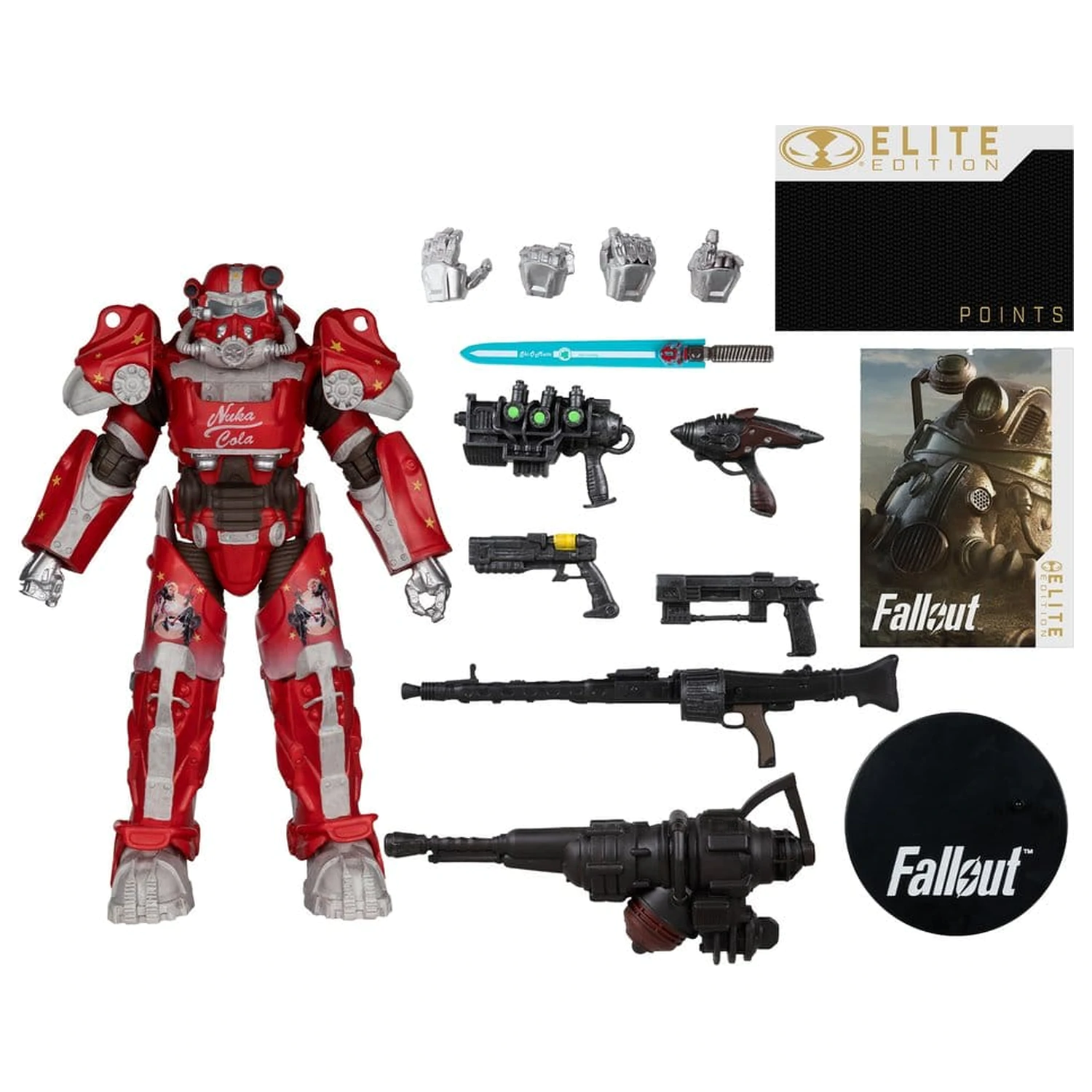 Fallout McFarlane Elite Edition Akcijska figura Fallout 76 Nuka Cola T-60 (Gold Label) 19 cm fotografija izdelka
