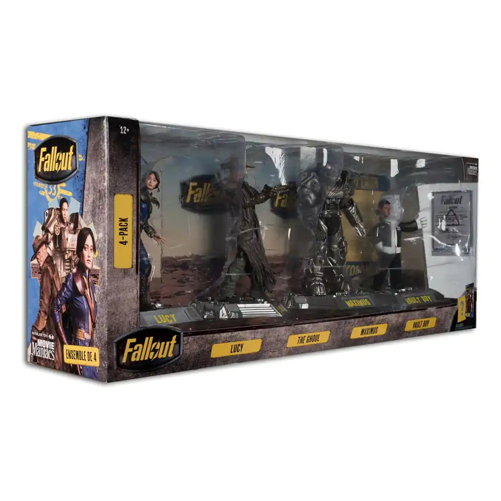 Fallout Movie Maniacs PVC Kip 4-Pack Lucy, Maximus, The Ghoul & Vault Boy 15 cm fotografija izdelka