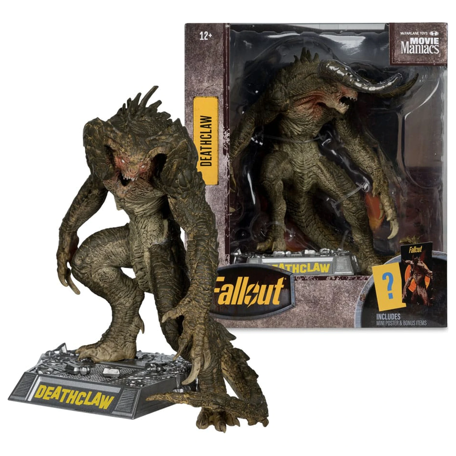 Fallout Movie Maniacs akcijska figura Deathclaw (Season 2) 19 cm fotografija izdelka