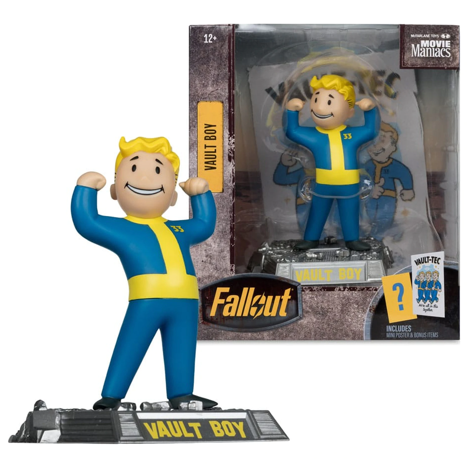 Fallout Movie Maniacs akcijska figura Vault Boy Version 1 14 cm fotografija izdelka