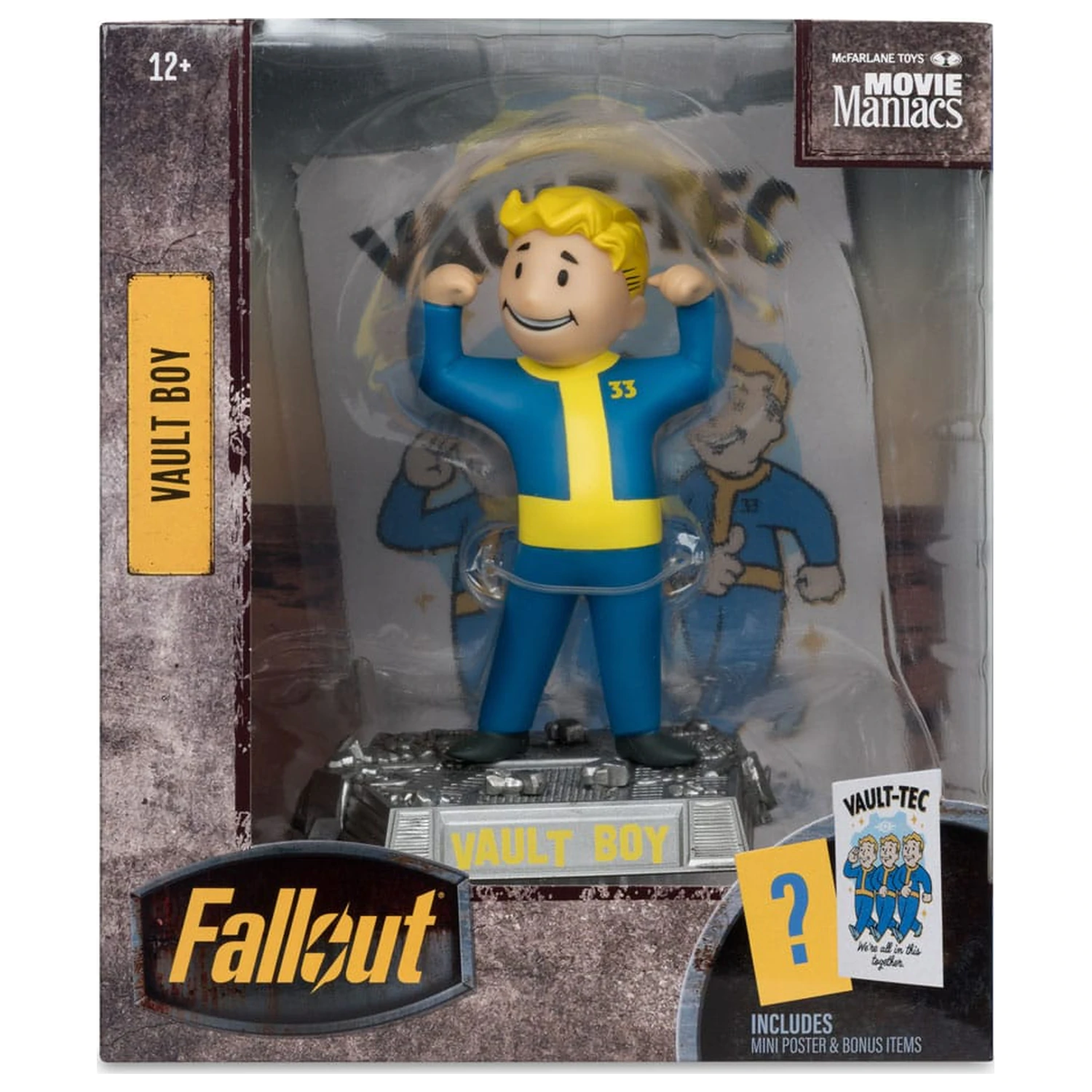Fallout Movie Maniacs akcijska figura Vault Boy Version 1 14 cm fotografija izdelka