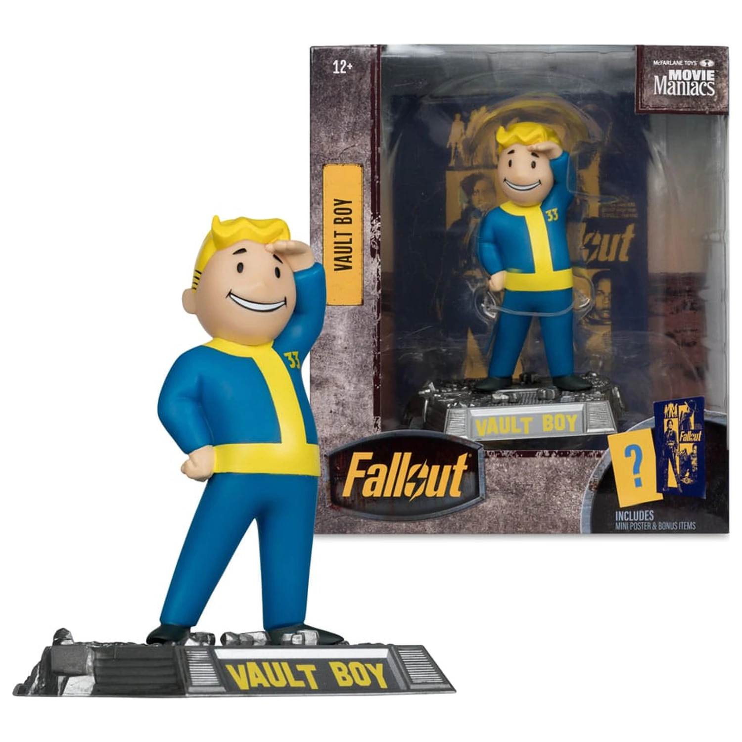Fallout Movie Maniacs akcijska figura Vault Boy Version 3 14 cm fotografija izdelka