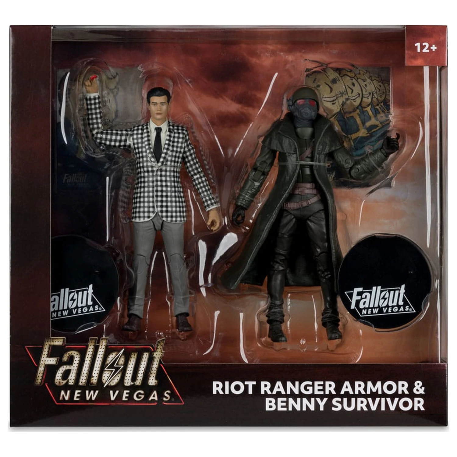 Fallout: New Vegas Kip 2-paket Riot Ranger Armor & Benny Survivor 18 cm fotografija izdelka