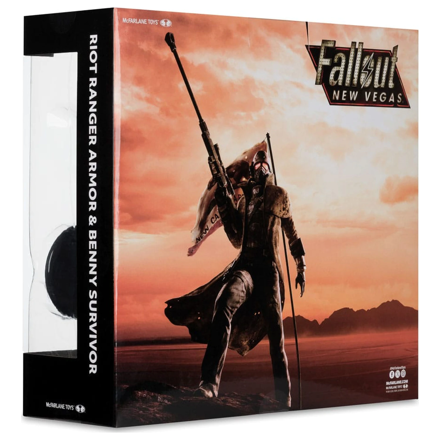 Fallout: New Vegas Kip 2-paket Riot Ranger Armor & Benny Survivor 18 cm fotografija izdelka