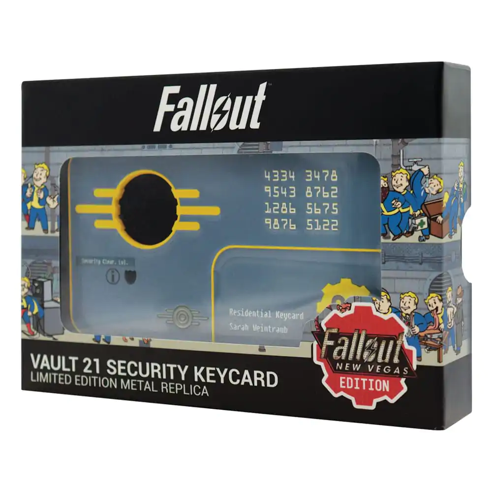 Fallout: New Vegas Replica Vault 21 Security kartica za dostop Limited Edition fotografija izdelka