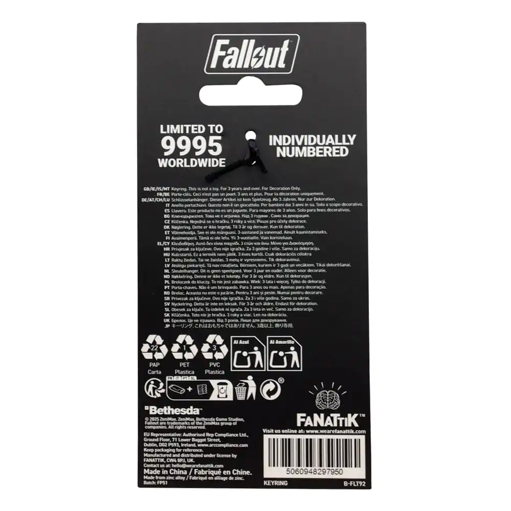 Fallout Keychain Nuka-Cola Omejena izdaja fotografija izdelka