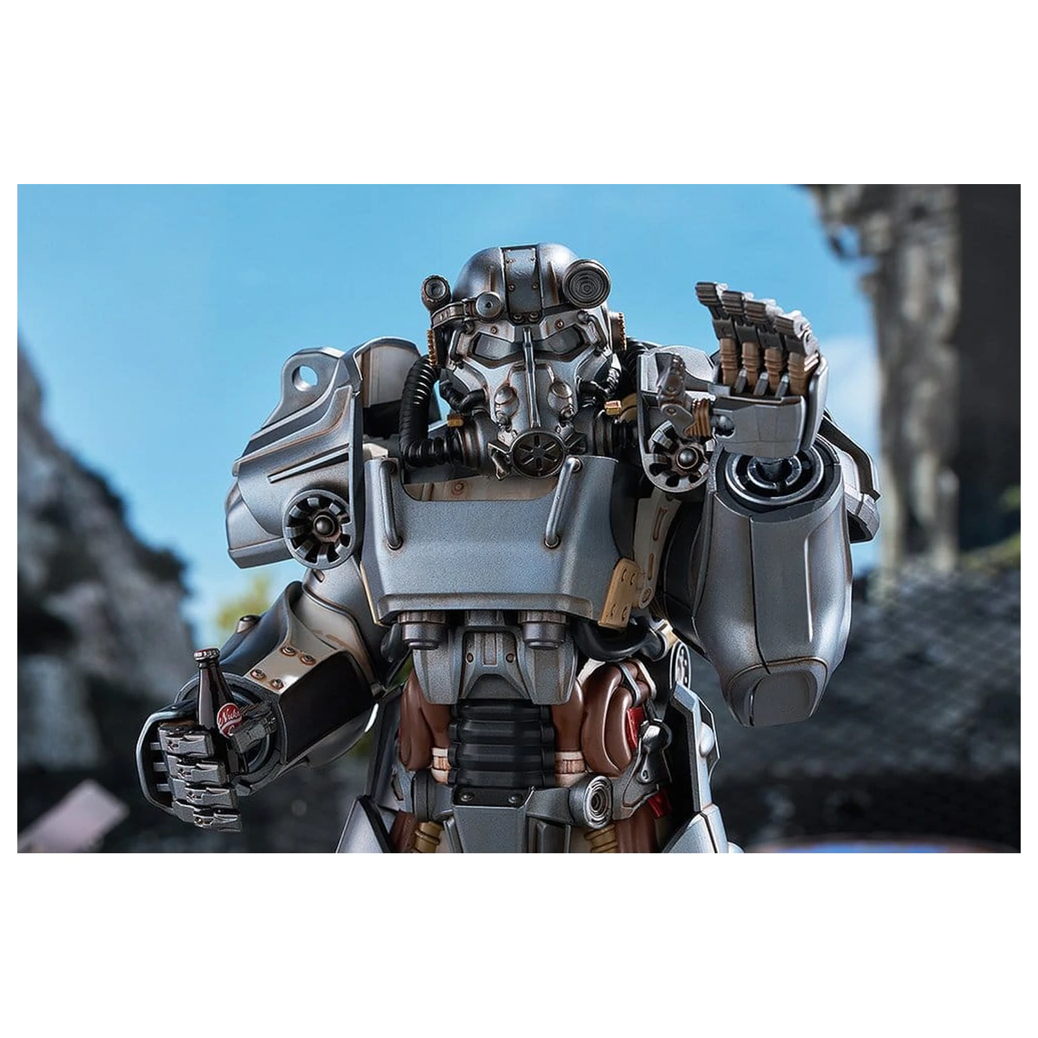 Fallout Plamatea Plastični model komplet T-60 Power Armor 20 cm fotografija izdelka