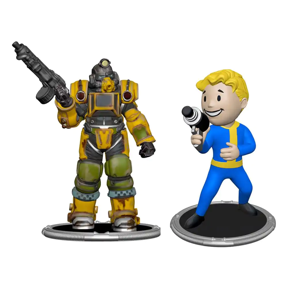 Fallout Mini Figurice 2-Pack Set A Excavator & Vault Boy (Gun) 7 cm fotografija izdelka