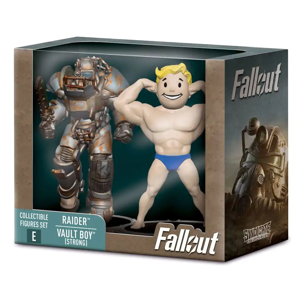 Fallout Mini Figure 2-Pack Set E Raider & Vault Boy (Strong) 7 cm fotografija izdelka