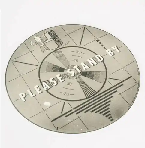 Fallout Slip Mat Podloga proti drsenju Please Stand by Record 30 x 30 cm fotografija izdelka