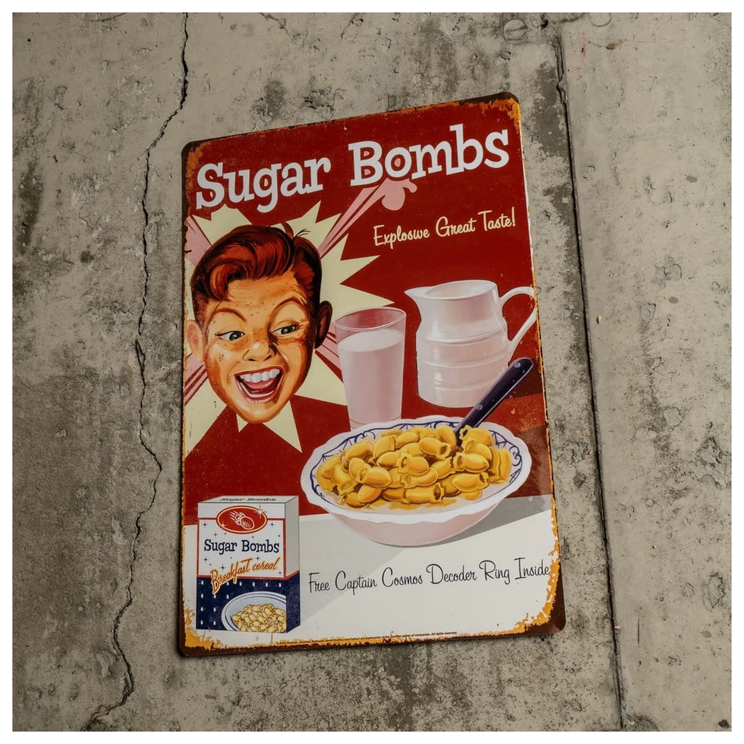 Fallout Kovinska Tabla Sugar Bombs fotografija izdelka