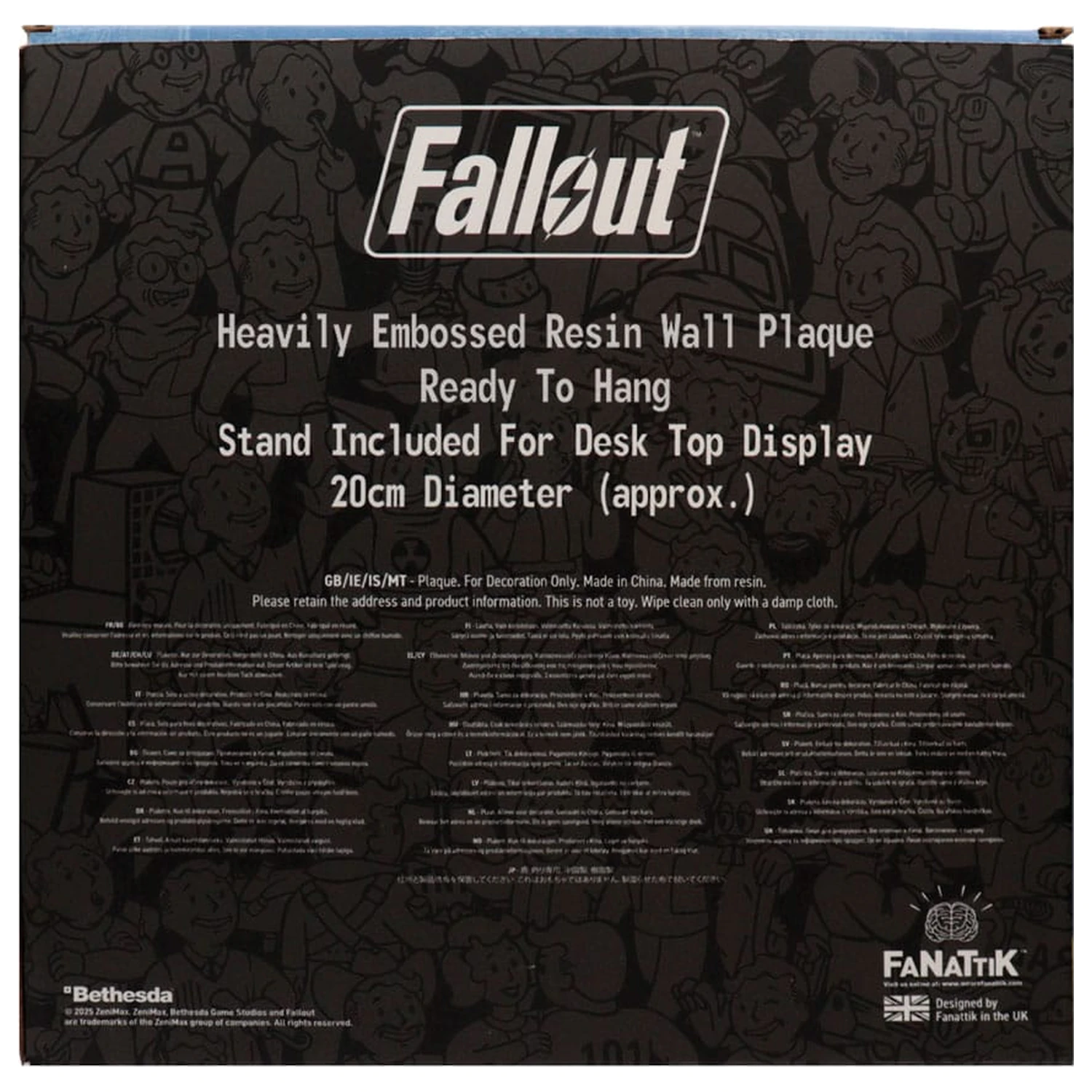 Fallout smolnata plošča Vault Boy fotografija izdelka