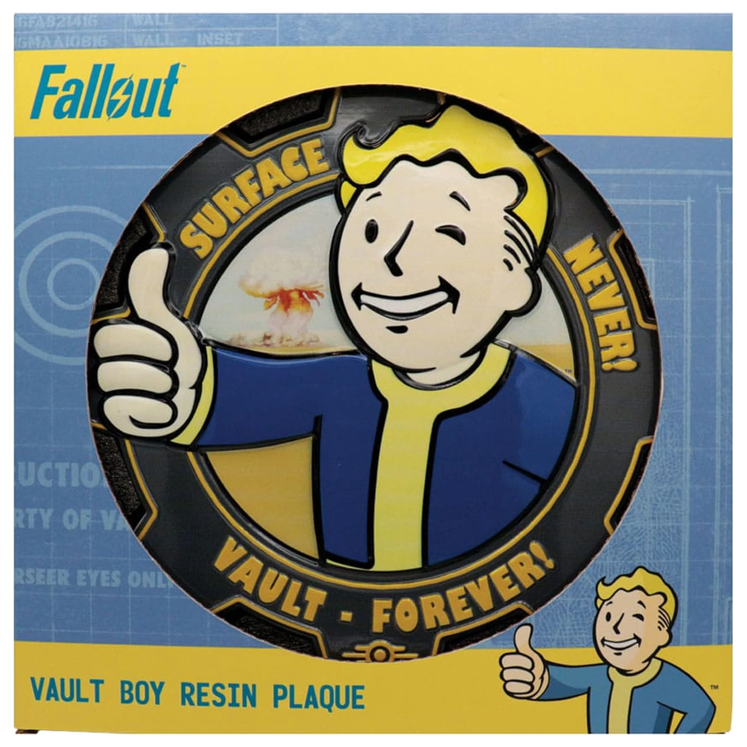 Fallout smolnata plošča Vault Boy fotografija izdelka