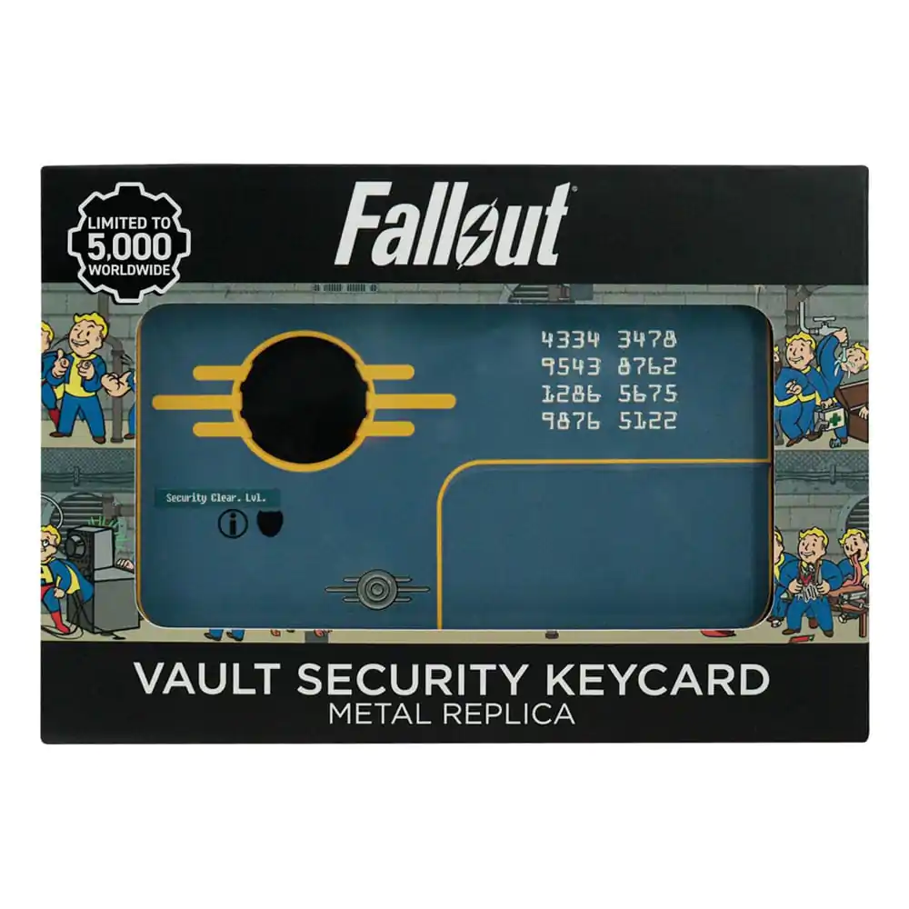 Fallout Replika Varnostna Kartica iz Trezorja Limited Edition fotografija izdelka