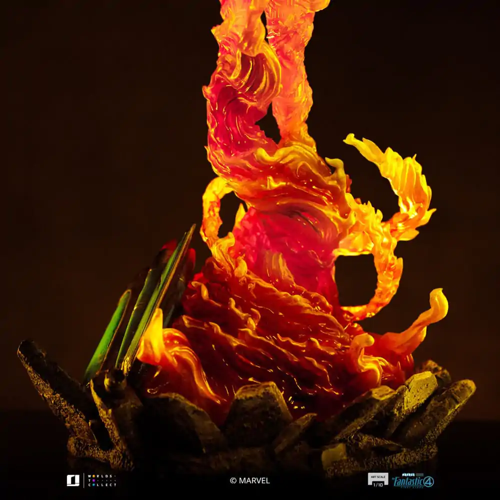 Fantastic Four Art Scale Kip 1/10 Human Torch 30 cm fotografija izdelka