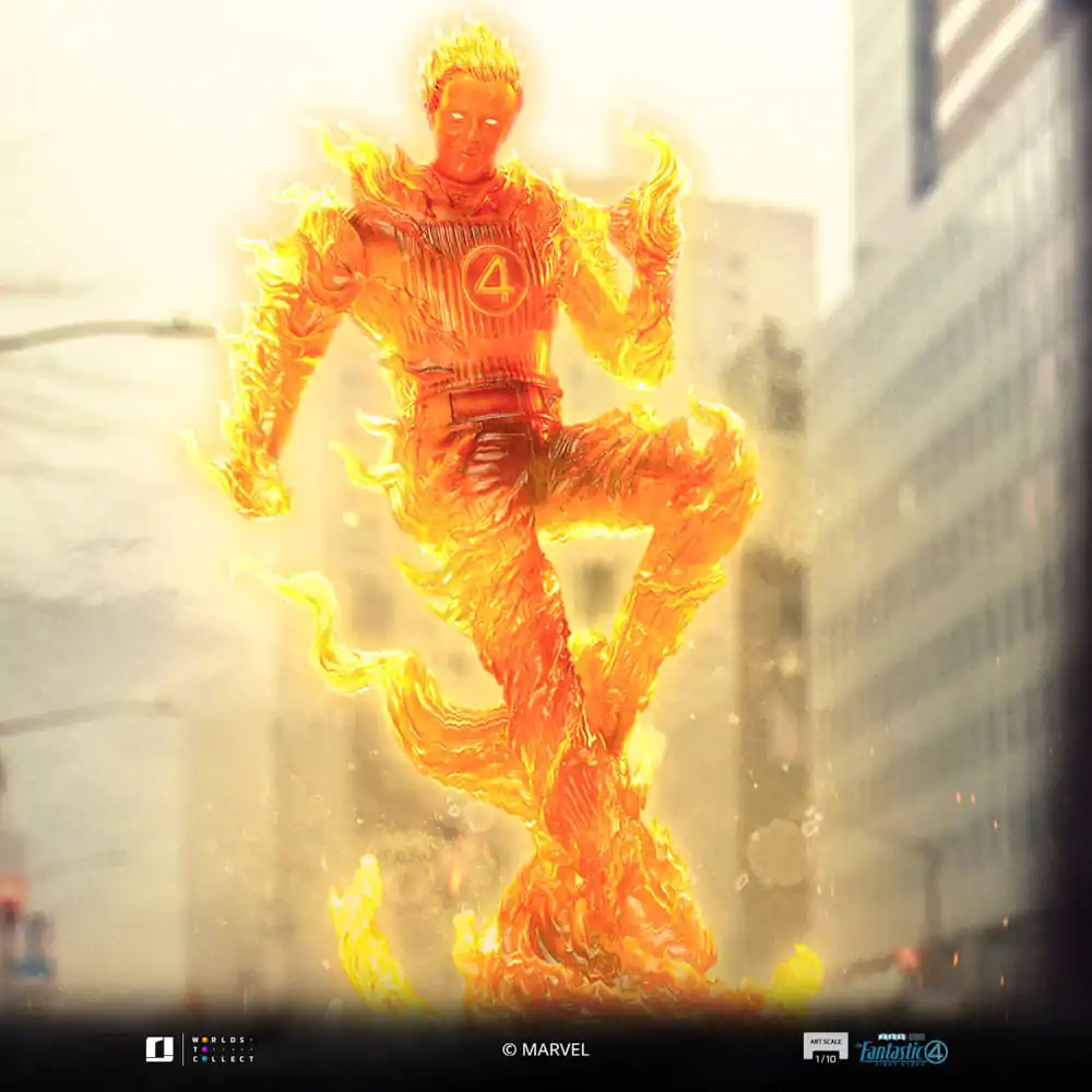Fantastic Four Art Scale Kip 1/10 Human Torch 30 cm fotografija izdelka