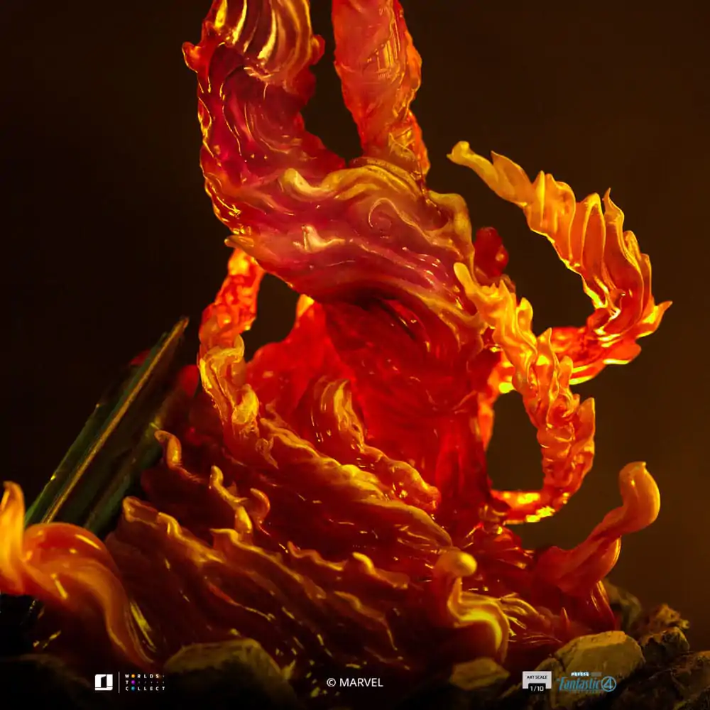 Fantastic Four Art Scale Kip 1/10 Human Torch 30 cm fotografija izdelka