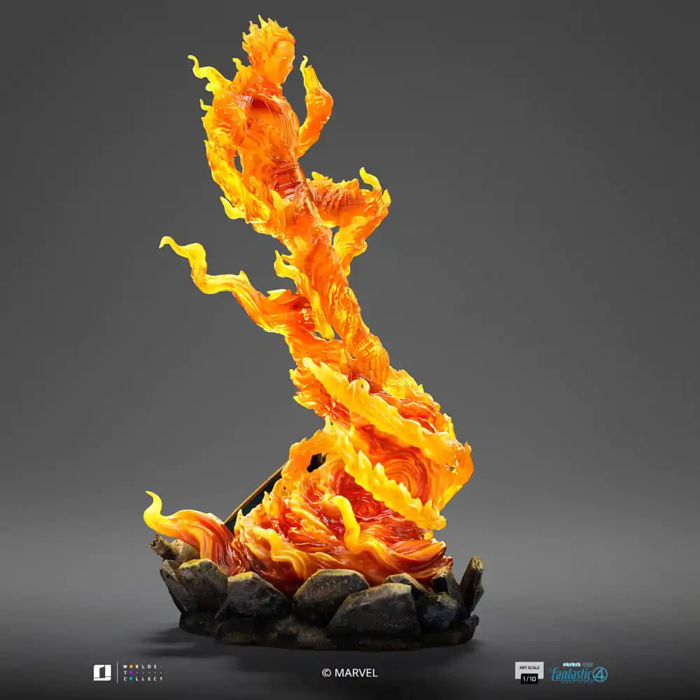 Fantastic Four Art Scale Kip 1/10 Human Torch 30 cm fotografija izdelka