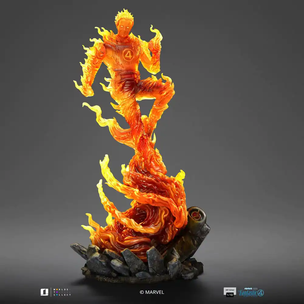 Fantastic Four Art Scale Kip 1/10 Human Torch 30 cm fotografija izdelka