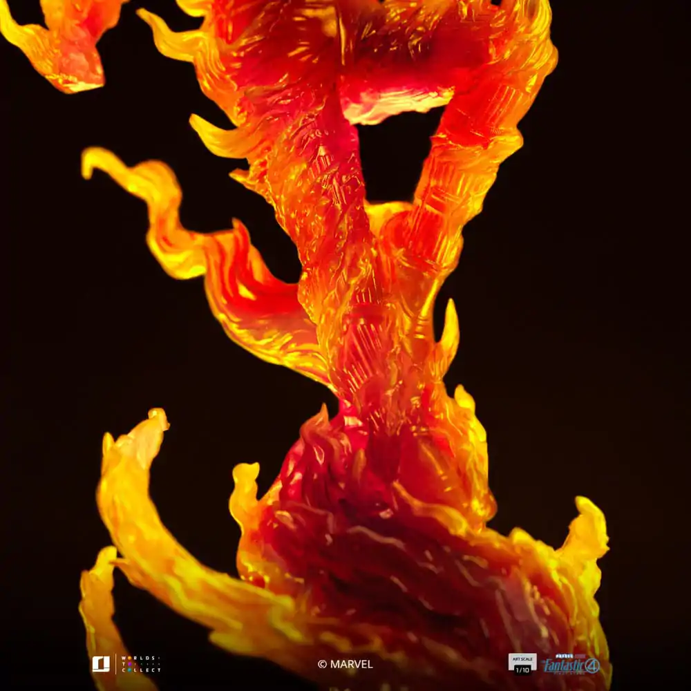 Fantastic Four Art Scale Kip 1/10 Human Torch 30 cm fotografija izdelka