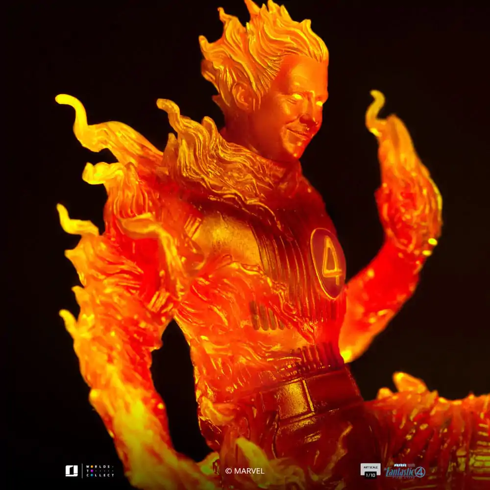 Fantastic Four Art Scale Kip 1/10 Human Torch 30 cm fotografija izdelka