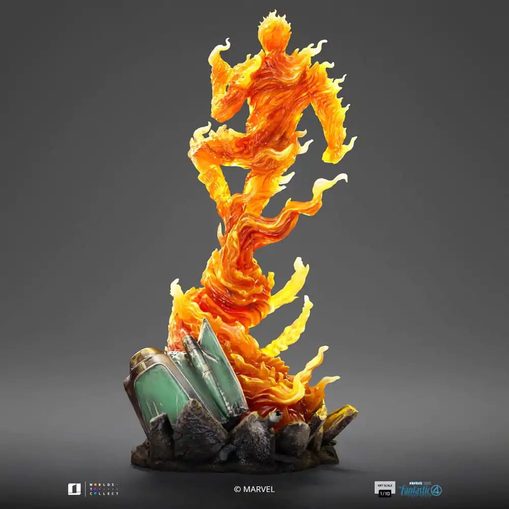 Fantastic Four Art Scale Kip 1/10 Human Torch 30 cm fotografija izdelka