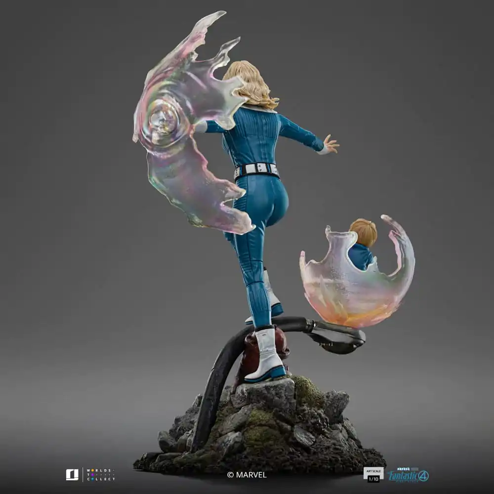 Fantastic Four Art Scale Kip 1/10 Invisible Woman and Franklin 28 cm fotografija izdelka