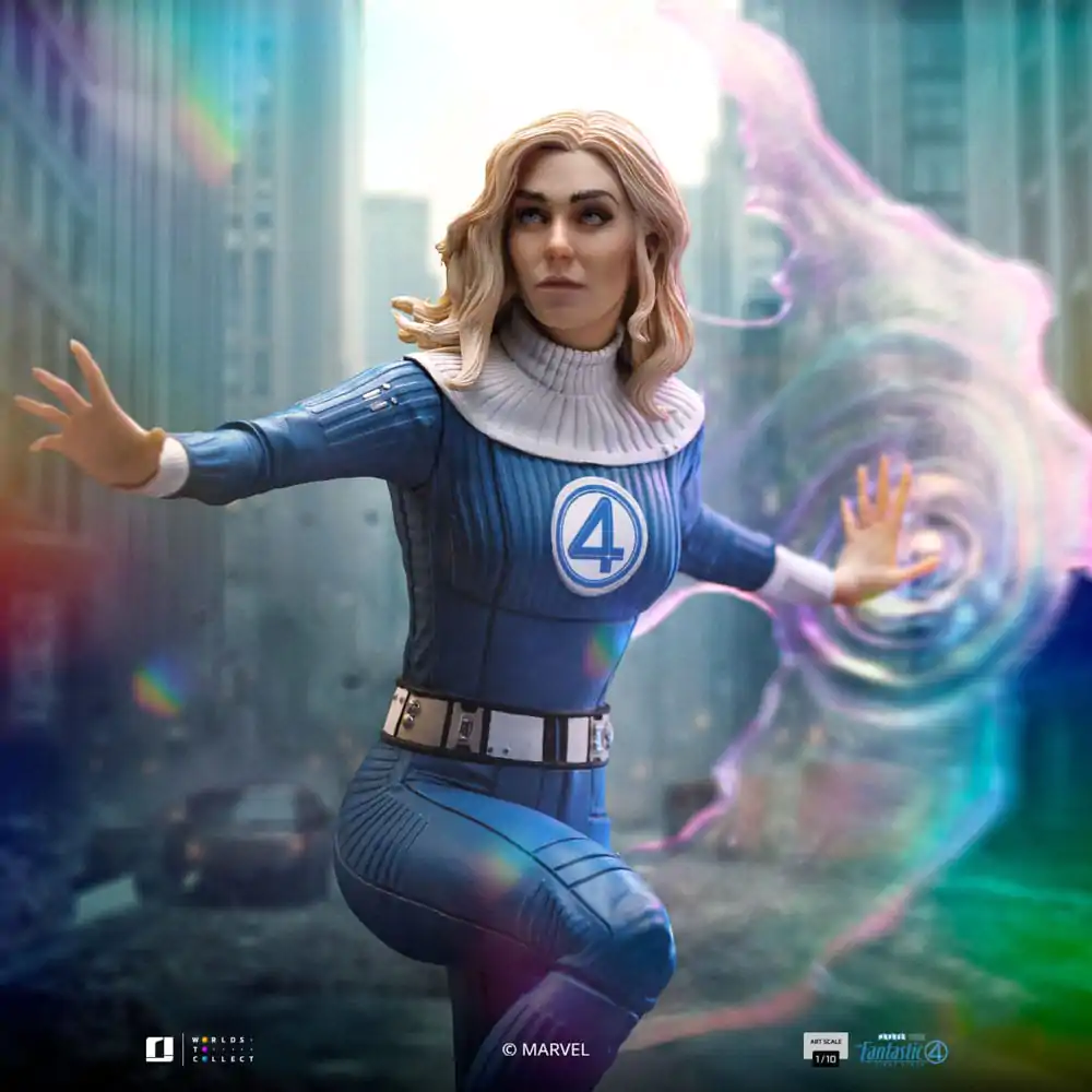 Fantastic Four Art Scale Kip 1/10 Invisible Woman and Franklin 28 cm fotografija izdelka