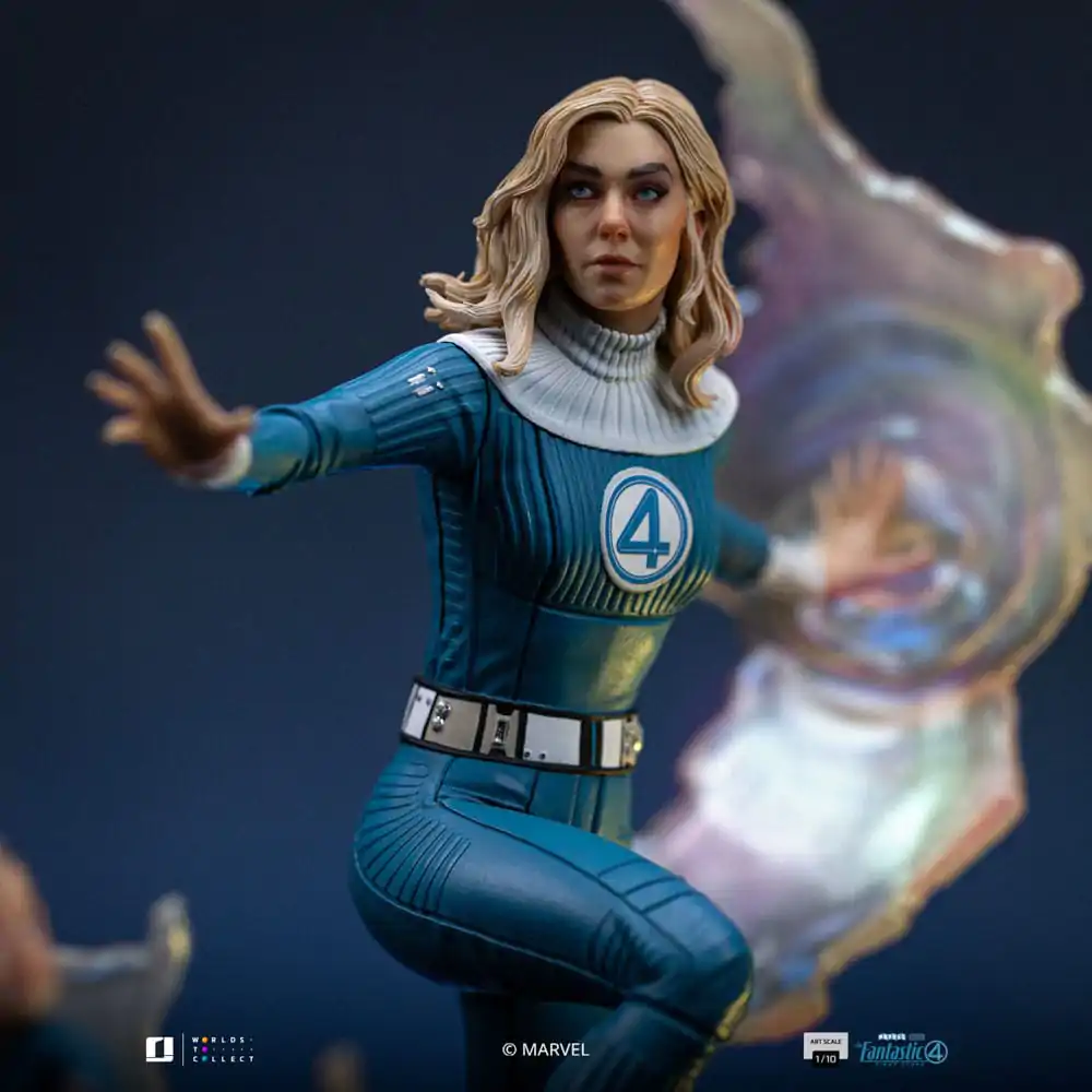 Fantastic Four Art Scale Kip 1/10 Invisible Woman and Franklin 28 cm fotografija izdelka