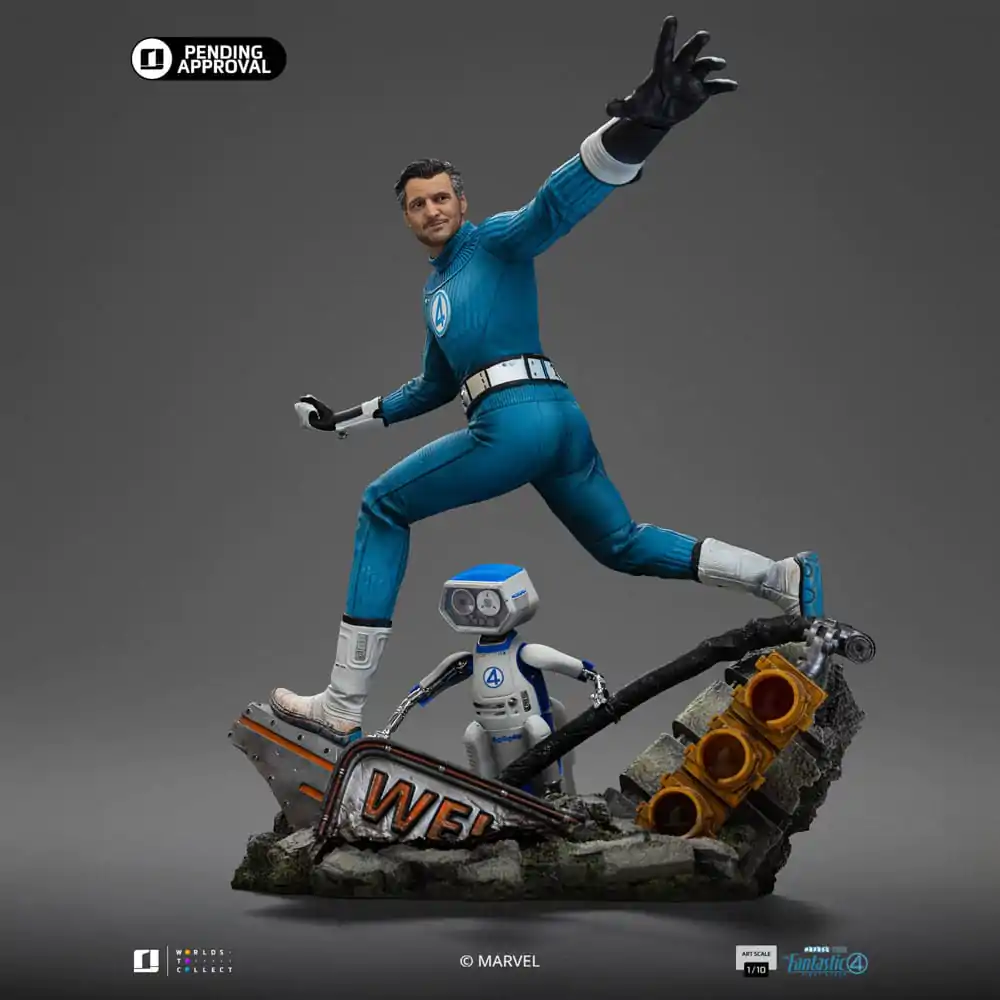 Fantastic Four Art Scale kip 1/10 Mr. Fantastic in H.E.R.B.I.E 26 cm fotografija izdelka