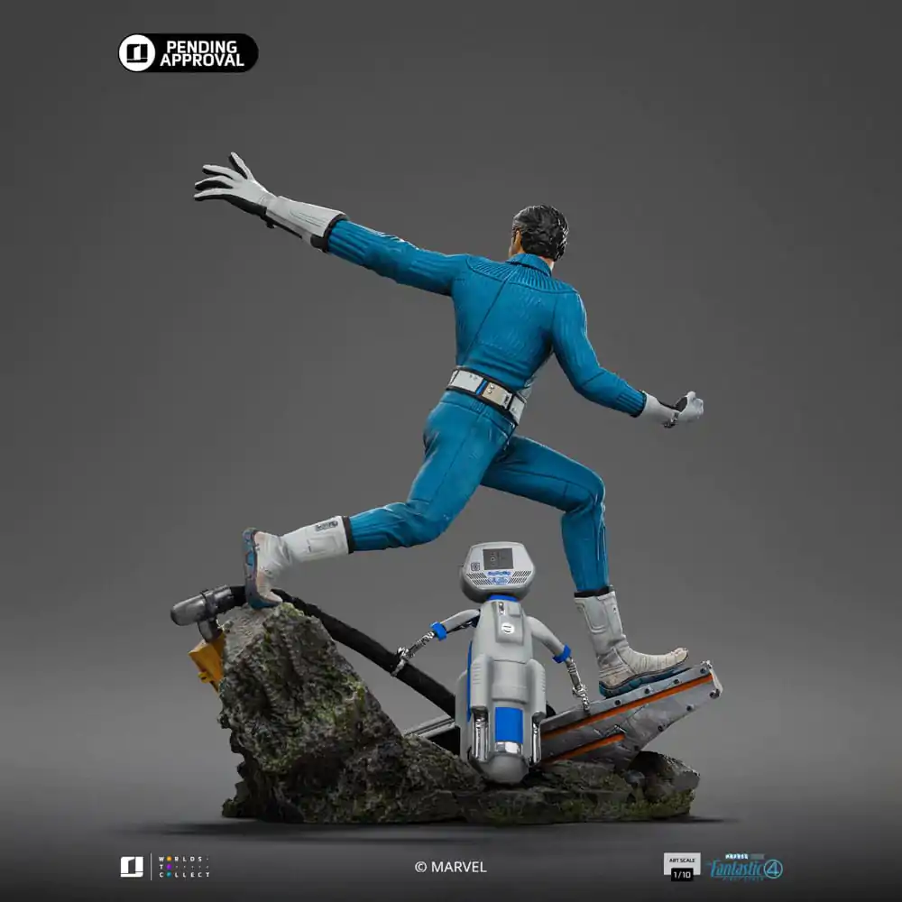 Fantastic Four Art Scale kip 1/10 Mr. Fantastic in H.E.R.B.I.E 26 cm fotografija izdelka