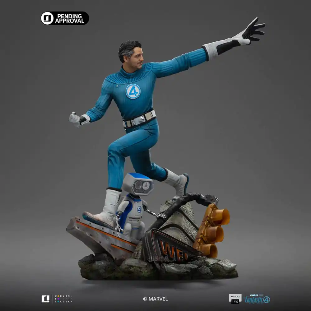 Fantastic Four Art Scale kip 1/10 Mr. Fantastic in H.E.R.B.I.E 26 cm fotografija izdelka