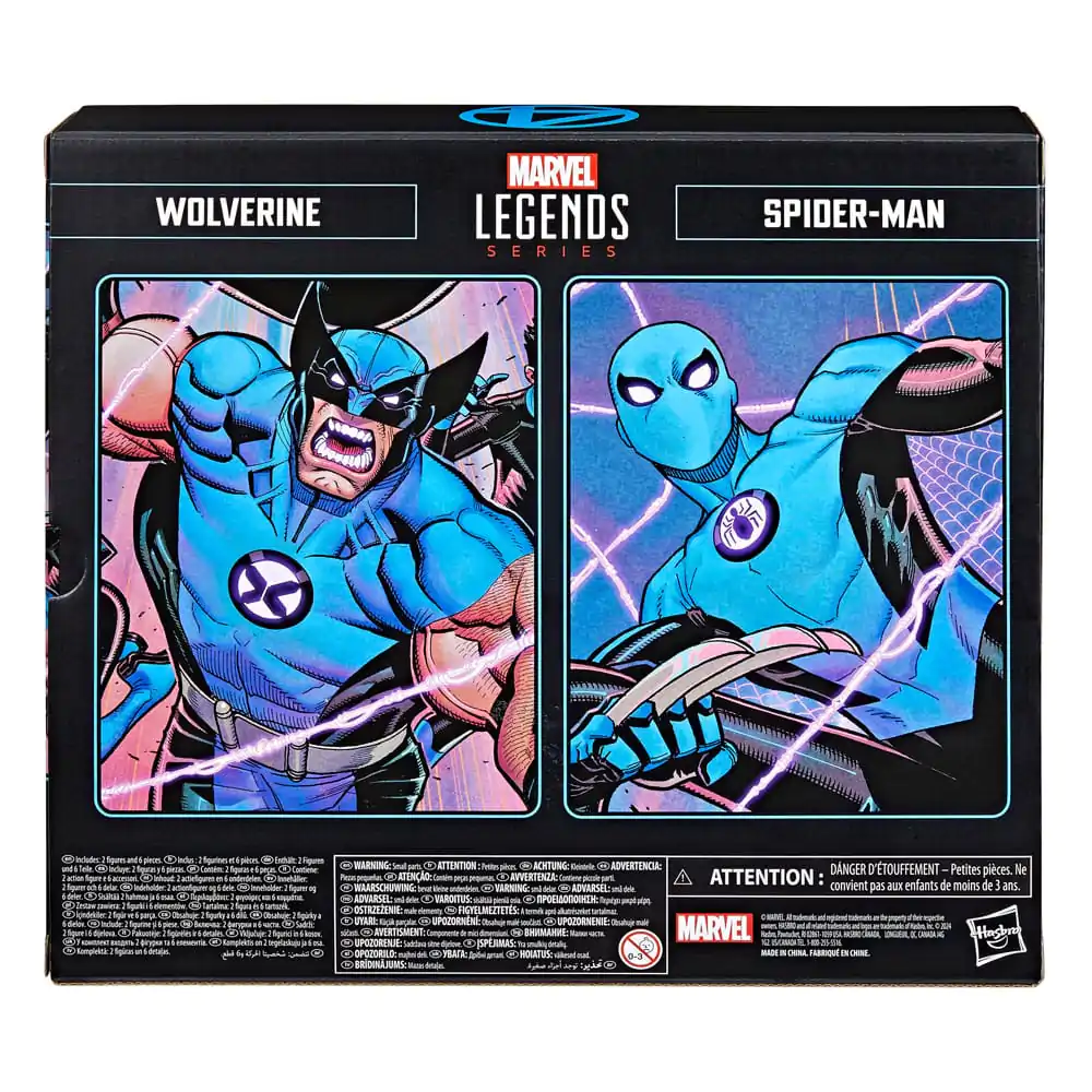 Fantastic Four Marvel Legends akcijska figura 2-Pack Wolverine & Spider-Man 15 cm fotografija izdelka