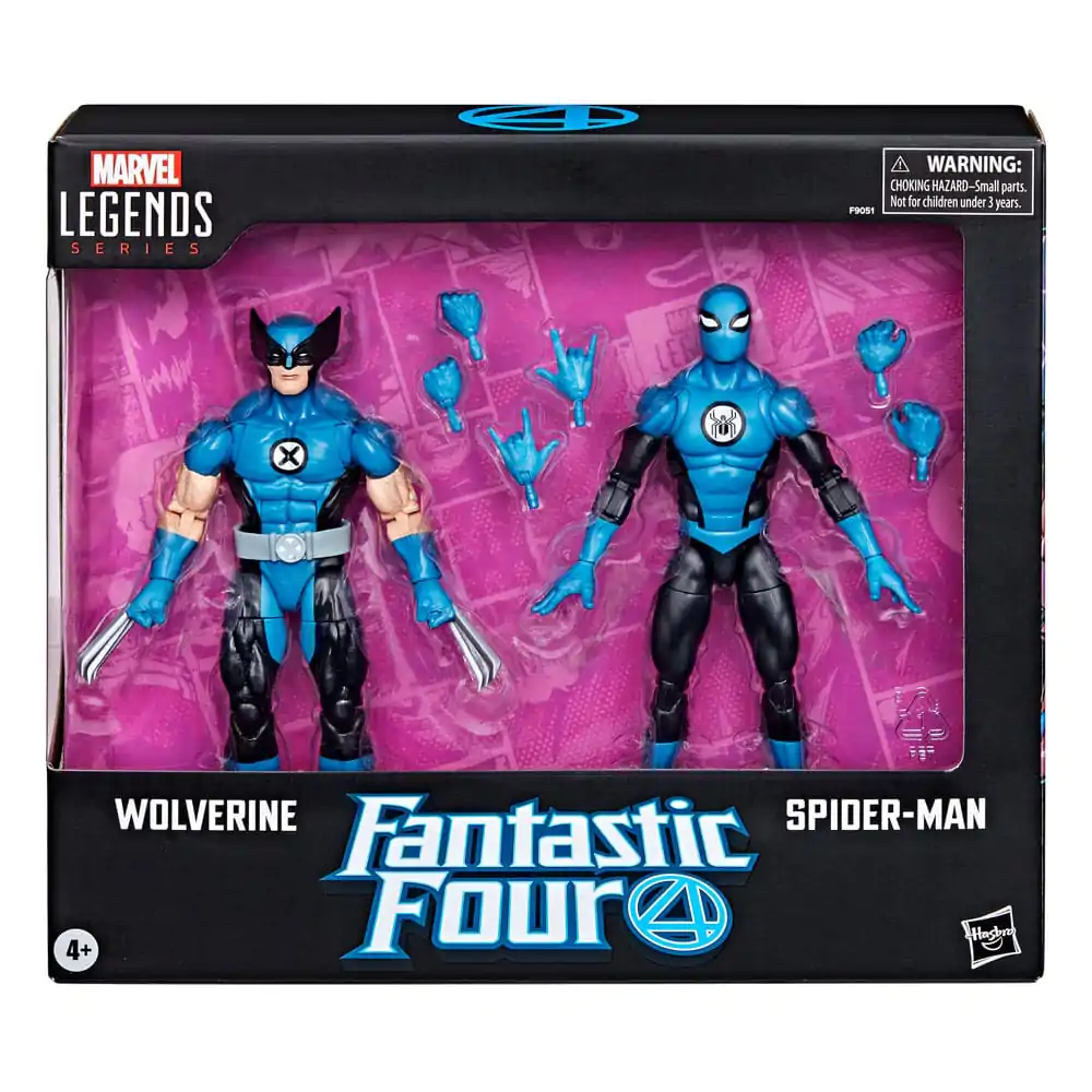 Fantastic Four Marvel Legends akcijska figura 2-Pack Wolverine & Spider-Man 15 cm fotografija izdelka