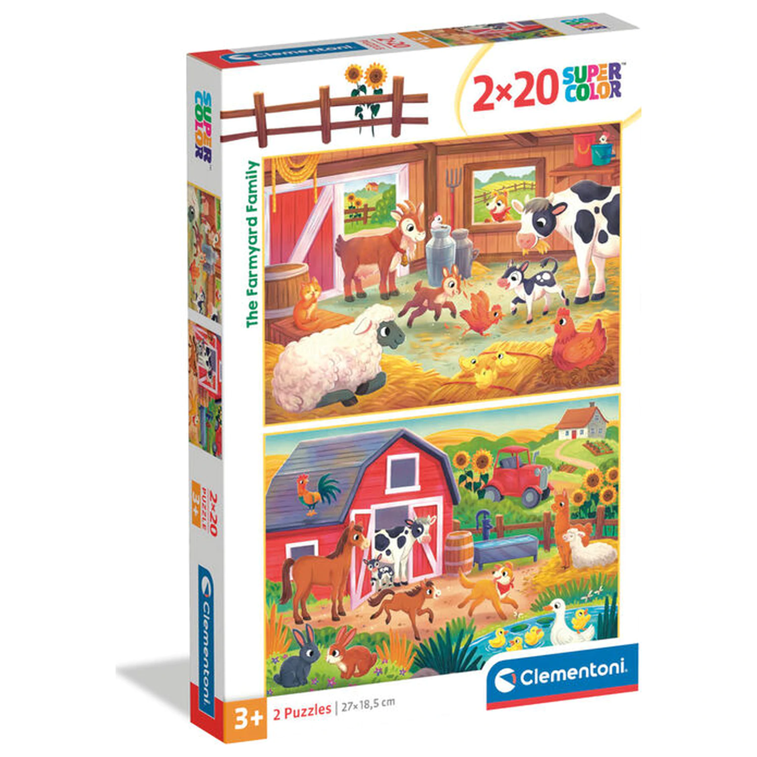 Farm puzzle 2x20 kosov fotografija izdelka