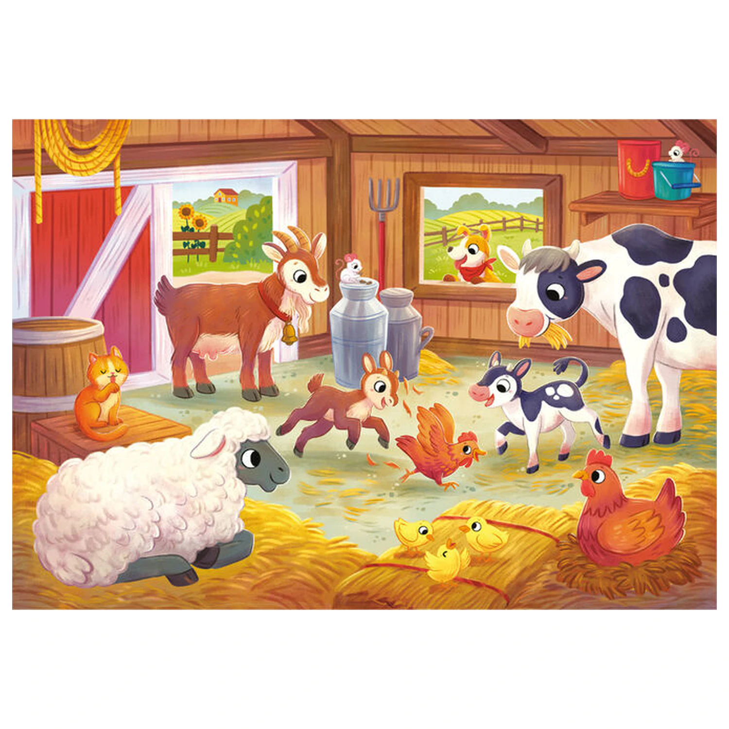Farm puzzle 2x20 kosov fotografija izdelka