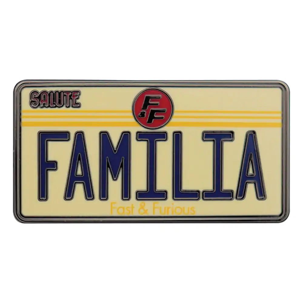 Fast & Furious Pripinka Familia Registrska tablica fotografija izdelka
