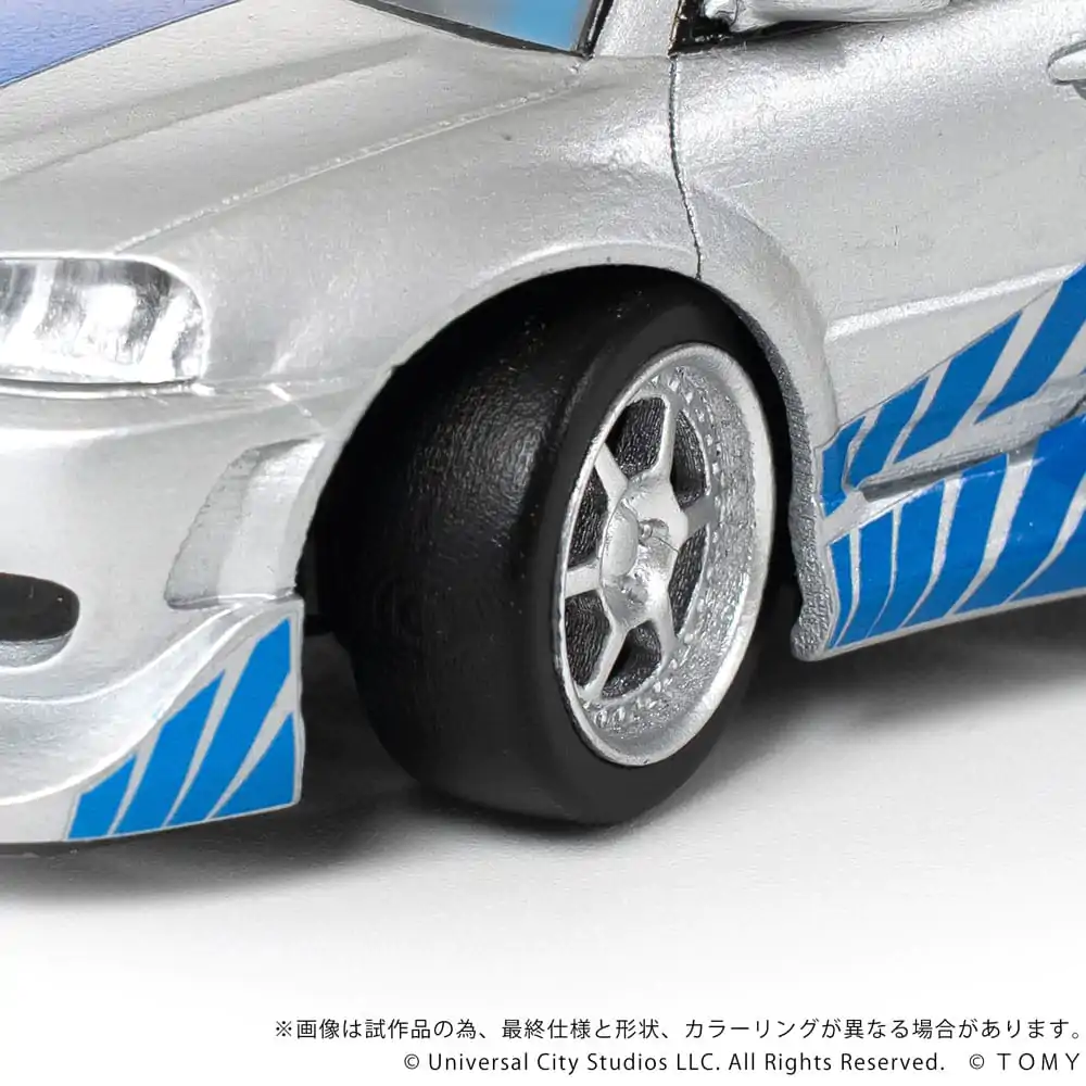 Fast & Furious Q-Village vozilo z minifiguro Nissan Skyline GT-R (R34) 9 cm fotografija izdelka