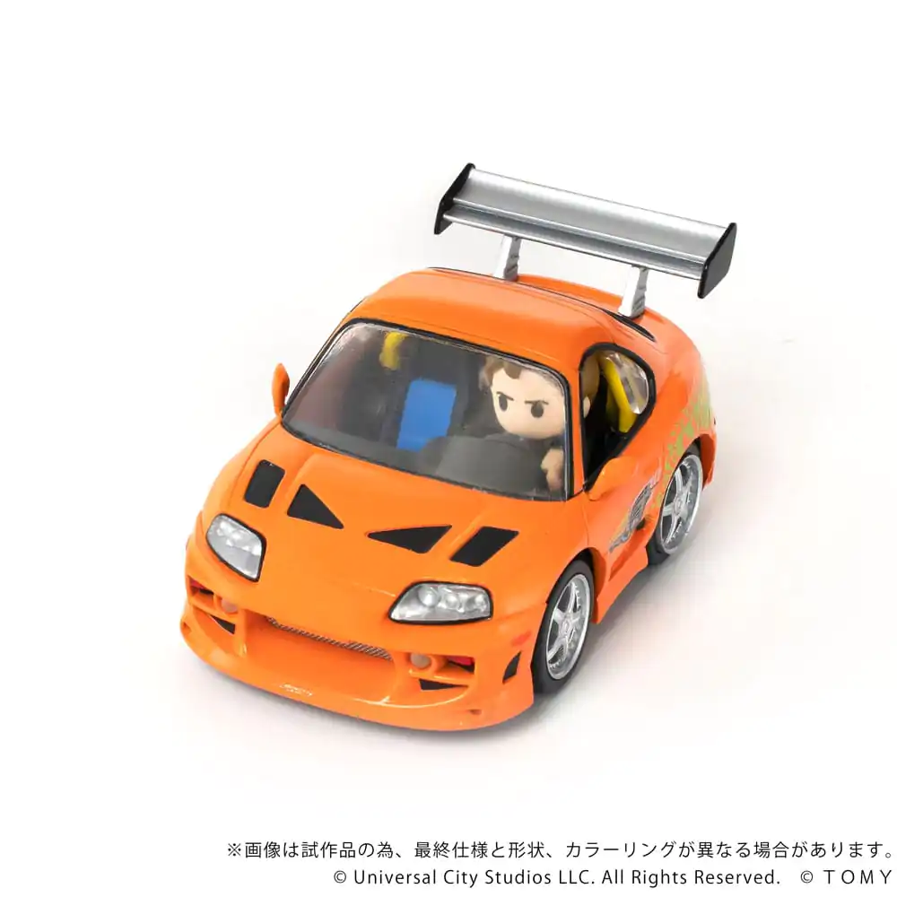 Fast & Furious Q-Village Vozilo z mini figuro Toyota Supra JZA80 9 cm fotografija izdelka