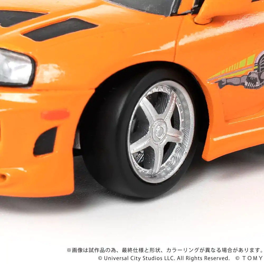 Fast & Furious Q-Village Vozilo z mini figuro Toyota Supra JZA80 9 cm fotografija izdelka