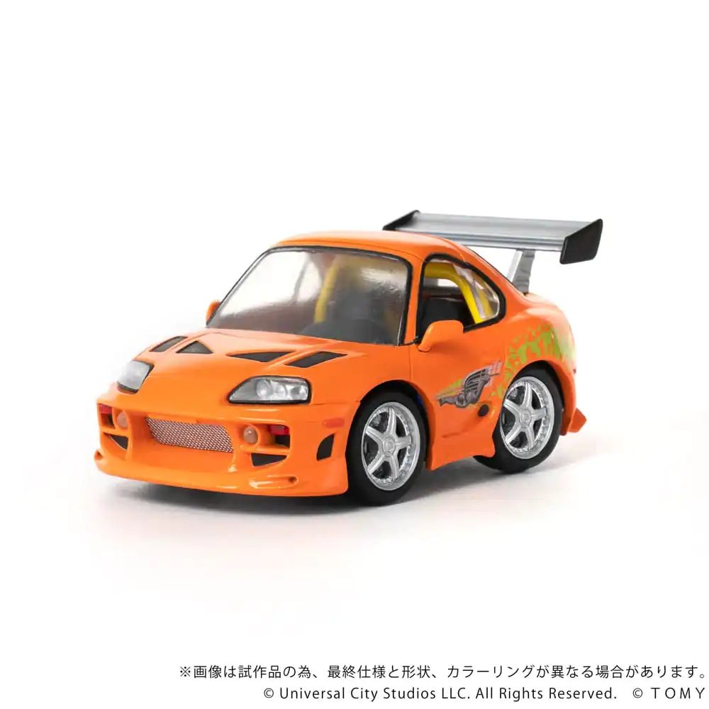 Fast & Furious Q-Village Vozilo z mini figuro Toyota Supra JZA80 9 cm fotografija izdelka