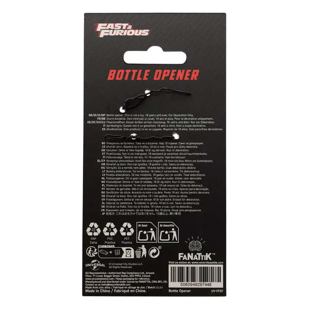 Fast & Furious Odpirač za steklenice Ključ fotografija izdelka