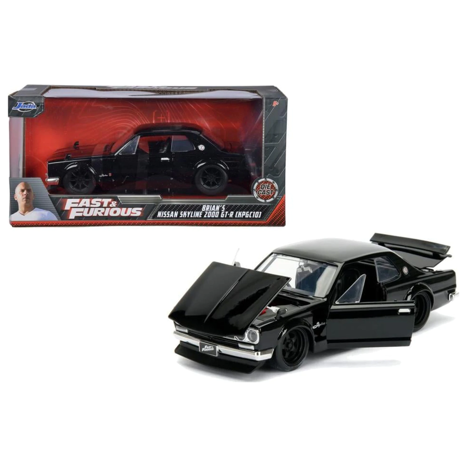 Fast & Furious 1971 Nissan Skyline 1:24 avtomobilček fotografija izdelka