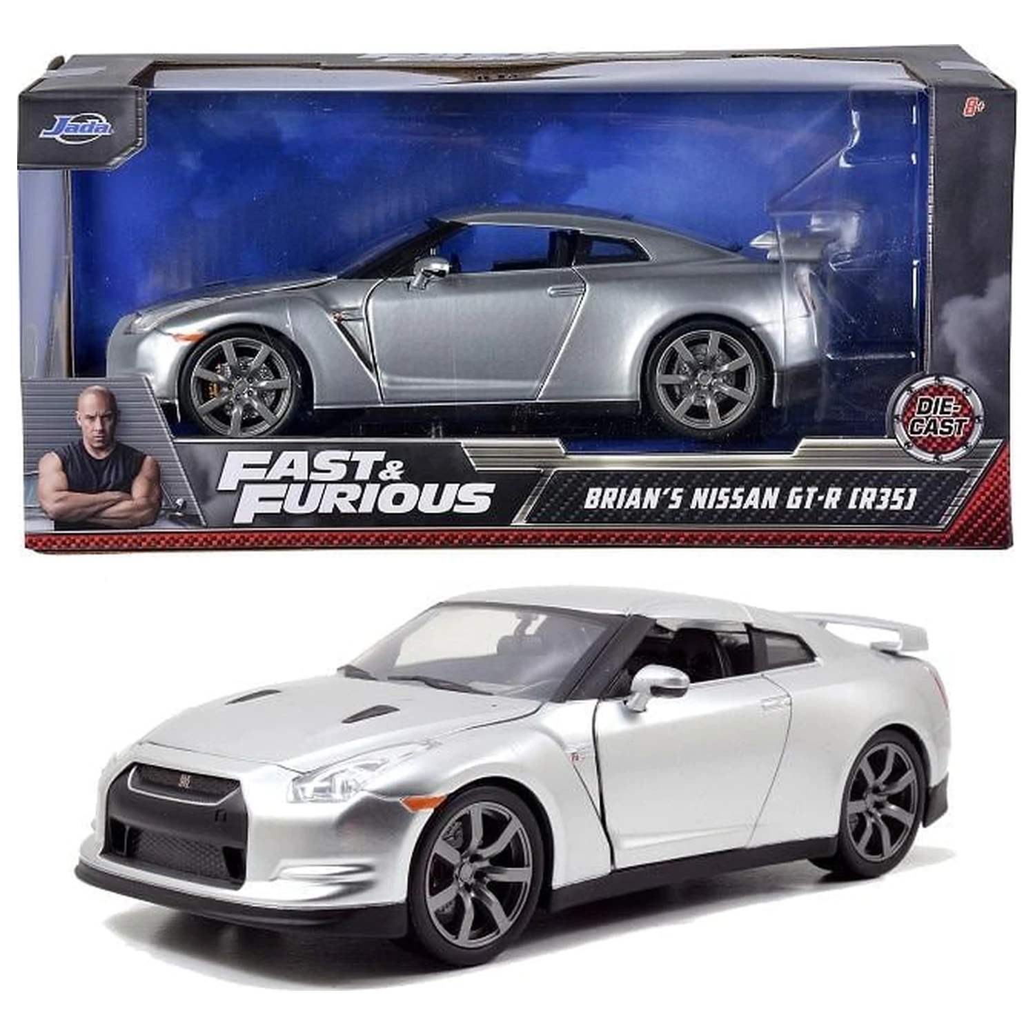 Fast & Furious 2009 Nissan GT-R 1:24 avto fotografija izdelka