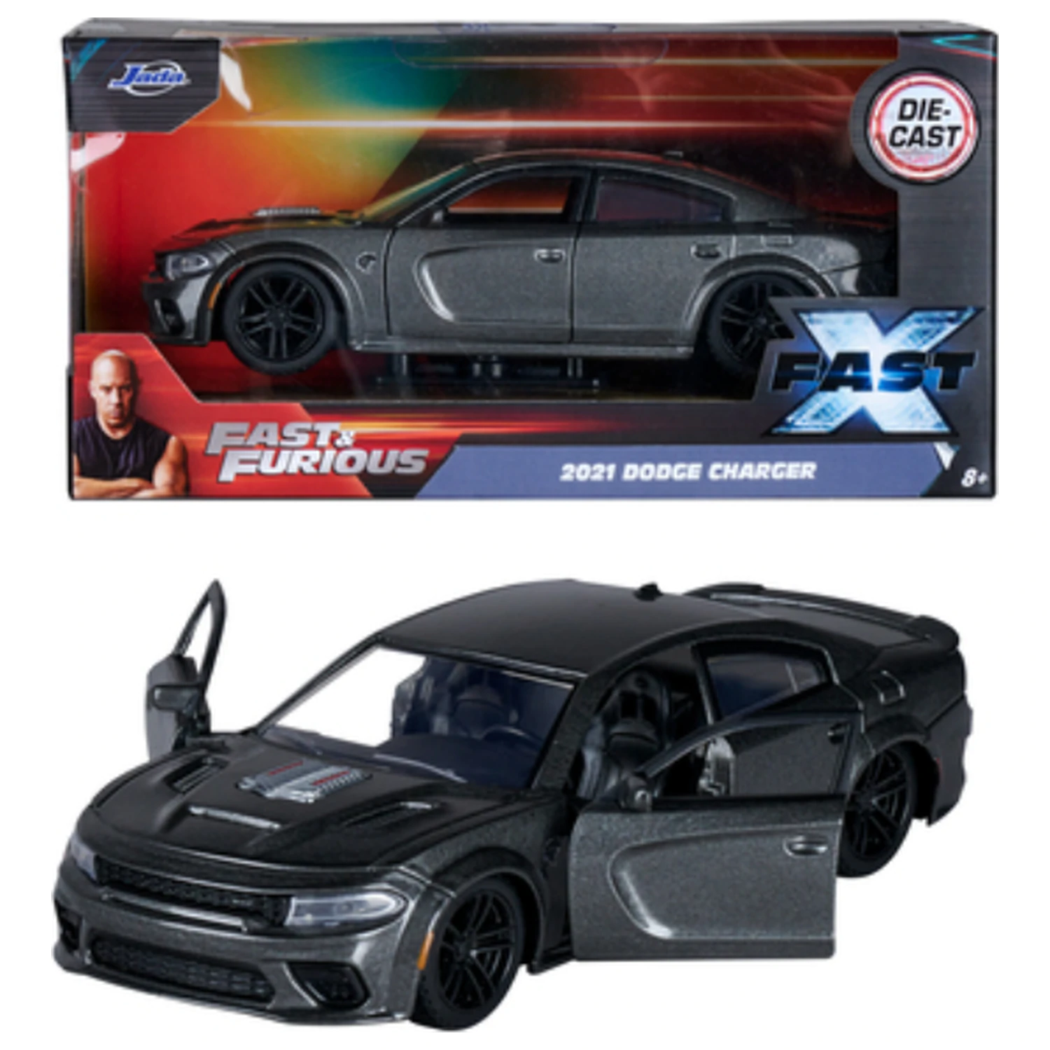 Fast & Furious 2021 Dodge Charger 1:24 avtomobilček fotografija izdelka