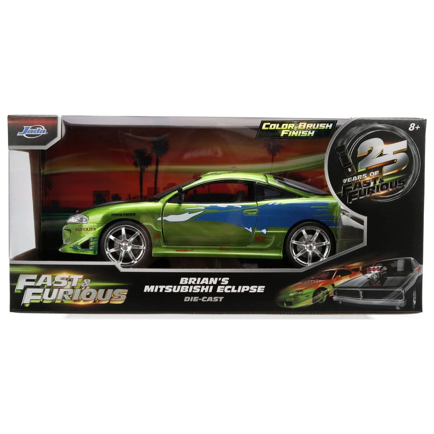 Fast & Furious Diecast Vozilo 1:24 Obletnica Mitsubishi 19 cm fotografija izdelka
